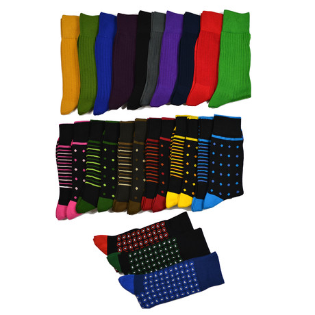 The Complete Sock Drawer // Set of 30 (Sizes 7-9)
