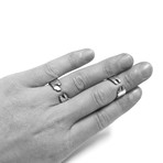 Cracked Ring // Blackened Silver // Style 4