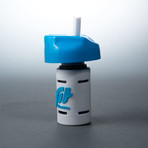 Fit Bottle // Blue + White