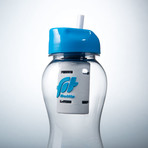 Fit Bottle // Blue + White