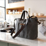 Waxed Canvas Tote (Moss)