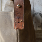 Waxed Canvas Tote (Moss)