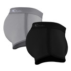 Boxer Briefs // Silver Grey + Classic Black // Pack of 2 (L)