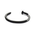 Steel Nail Cuff // Black