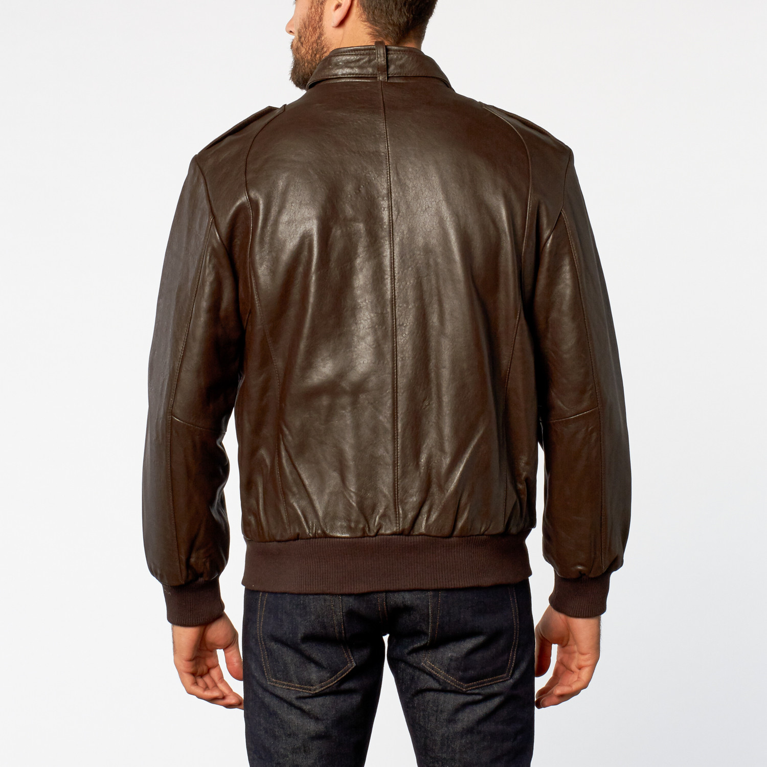 Moto Bomber // Brown (XL) - Tanners Avenue - Touch of Modern