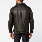 Glove Leather Jacket // Black (4XL)