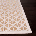 Fables Area Rug // Chenille Taupe + Ivory (5' X 7.6')