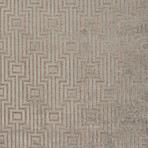 Fables Area Rug // Chenille Gray + Tan (5' X 7.6')