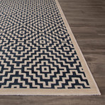 Fables Area Rug // Dress Blues + Whitecap Gray (5' X 7.6')