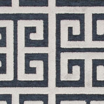 Fables Area Rug // Dress Blue + Gray Violet (5' X 7.6')