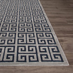 Fables Area Rug // Dress Blue + Gray Violet (5' X 7.6')