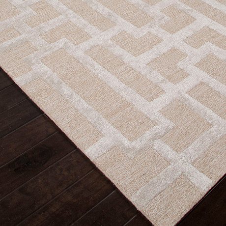 City Area Rug // Silk Taupe + Gray (3.6' X 5.6')