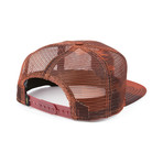 DFA Fog Camo Mesh Snapback // Rust