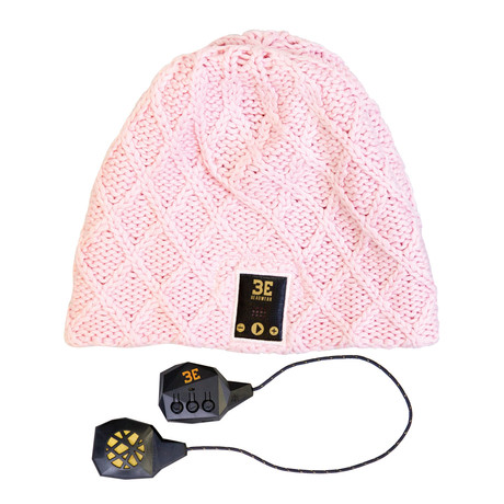 Lovespun Knit Bluetooth Beanie 3.0 // Coral Pink