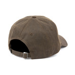 Waxed Dad Sport Cap // Brown