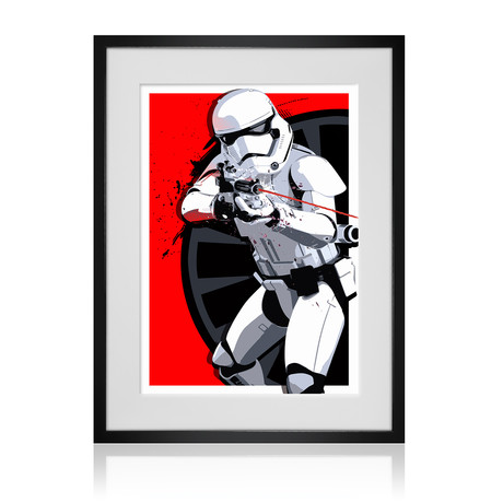 First Order Stormtrooper (13"L x 19"W)