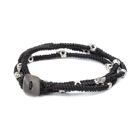 Poseidon Wrap Bracelet // Black