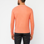 V-Neck Long-Sleeve Shirt // Orange (M)
