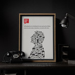 Victor Hugo // Animal Inside Poster