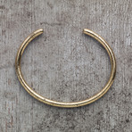 Texture Bracelet // Brass (5.51" Dia)