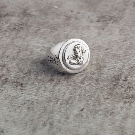 Prairie Signet Ring // Silver (Size 9)