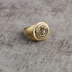 Sailor's Signet Ring // Brass (Size 9)