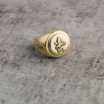 Lumberman's Signet Ring // Brass (Size 9)