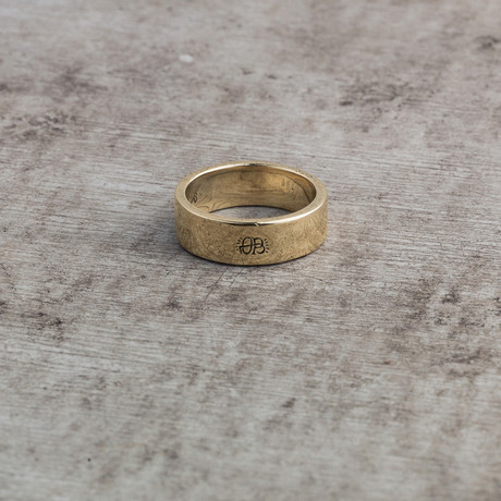 Texture Ring // Brass (Size 9)