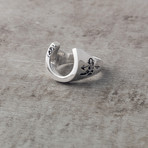 Horseshoe Ring // Silver (Size 9)