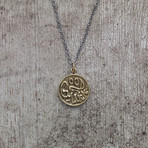 Sailor's Fortune Pendant // Brass