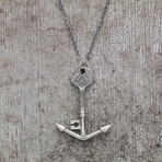 Liberty Key Pendant // Silver