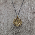 Explorer's Fortune Pendant // Brass