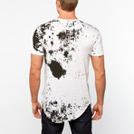 Thread Workshop // Side Zip Tail Tee // Brush White (2XL)