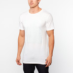 Thread Workshop // 3M Reflective Hi-Lo Tee // White (XL)