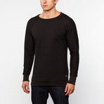 Thread Workshop // Side Zip Pullover // Black (S)