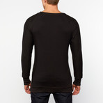 Thread Workshop // Side Zip Pullover // Black (S)