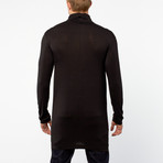 Dead Society // Scarf Neck Long Tee // Black (XL)