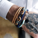 Tanned Leather Wraparound Bracelet