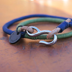 Green Blue Wraparound Bracelet