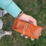 Brown Grey Wraparound Bracelet