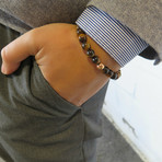 Red Tiger Eye Rose Gold Bracelet