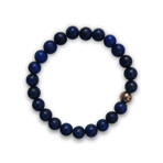 Blue Lapis Rose Gold Bracelet