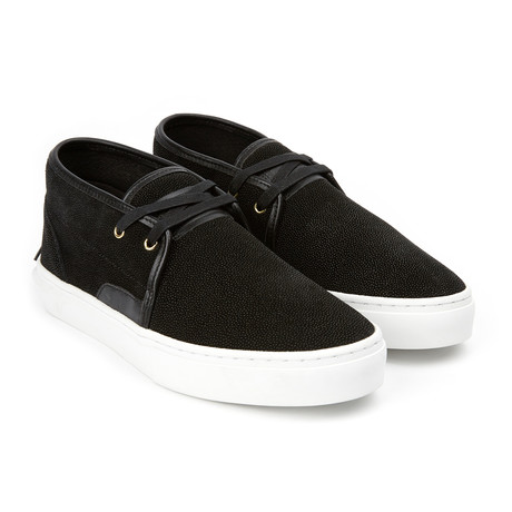 Clear Water // The Lakota Low Top // Black Sting Suede (US: 11.5)