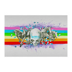 Lora Zombie // Unicorn Skull (8"H x 12"W x 2"D)