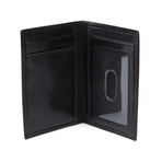 Matte Slim Bi-Fold Wallet // Black