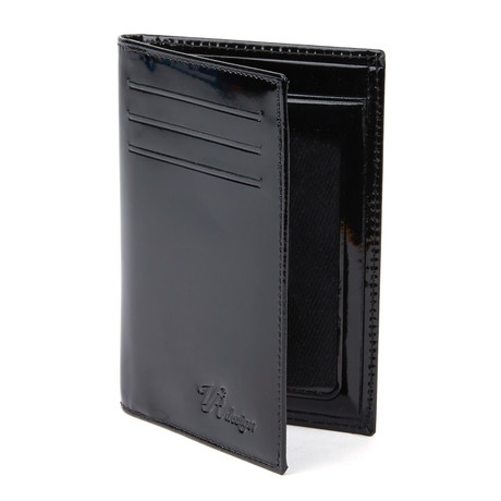 Patent Slim Bi-Fold Wallet // Black