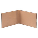 Bi-Fold Credit Card Holder // Brown + Beige