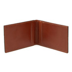 Bi-Fold Credit Card Holder // Black + Tobacco