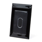 Patent Credit Card Holder w/ Money Clip // Black