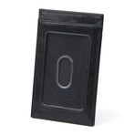 Matte Credit Card Holder w/ Money Clip // Black